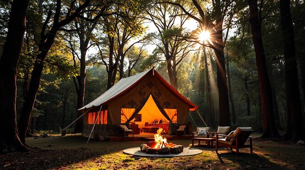 Camping de luxe : découvrez des séjours enchanteurs en nature